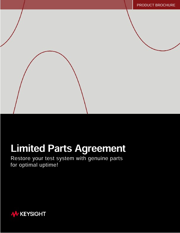 Limited Parts Agreement PDF Asset Page Keysight